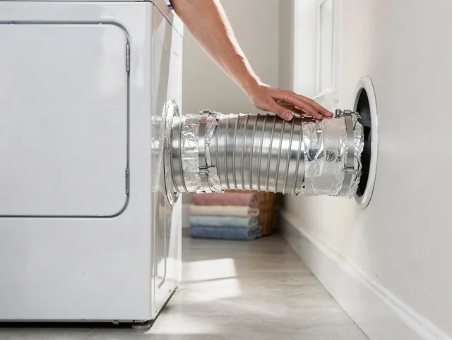 Professional dryer vent hose installation by Huntington Park Dryer Vent Cleaning in Huntington Park