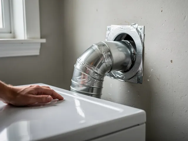 Huntington Park Dryer Vent Cleaning expert performing professional dryer vent repair and installation in Huntington Park