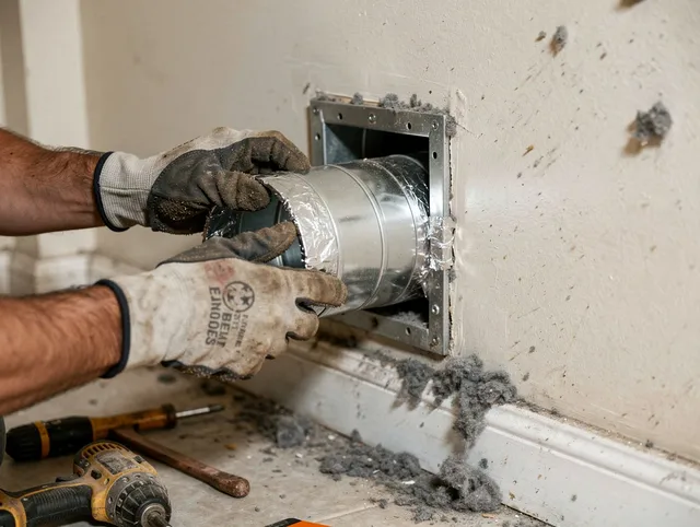 Professional dryer vent repair and installation by Huntington Park Dryer Vent Cleaning in Huntington Park